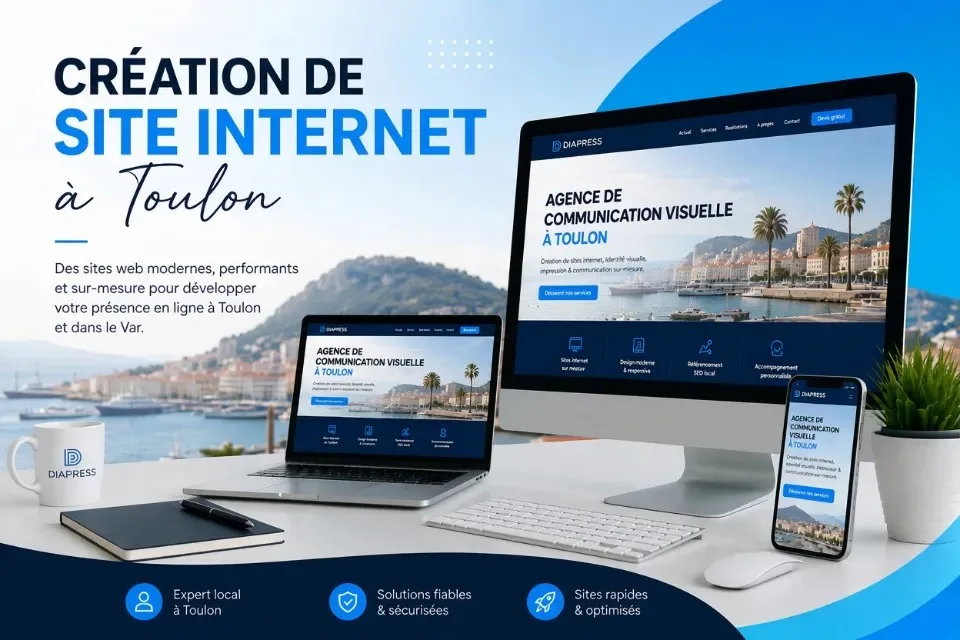Création de site internet à Toulon - DIAPRESS