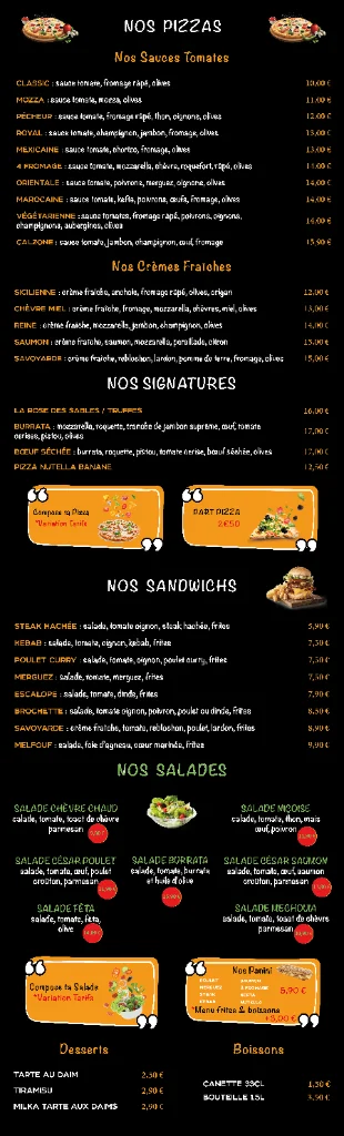 Panneau latéral en Dibond La Rose des Sables
